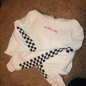 SOLD!!!Brand New oversized Alpha Phi Sweatshirts